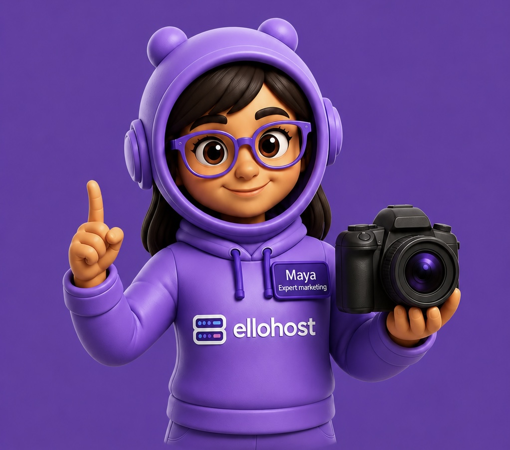 Maya, agent marketing IA Ellohost