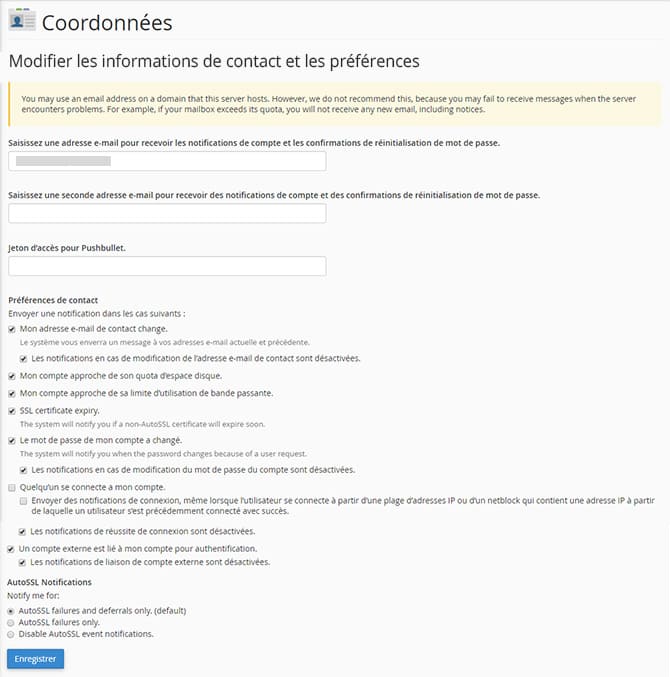 Updating Contact Data