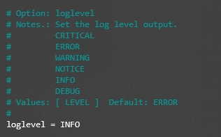 loglevel