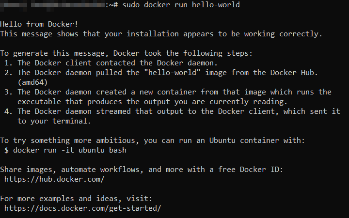 Docker Hello World