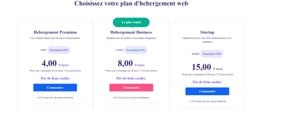 Choose your web hosting