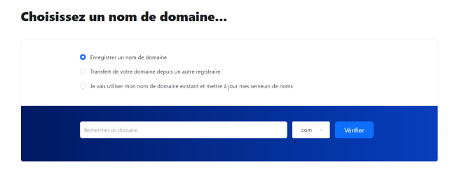 Choose your domain name