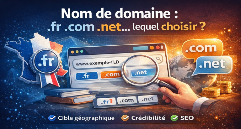 Nom de domaine : .fr, .com, .net… lequel choisir ?